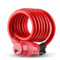 Cable de acero de acero con recubrimiento de PVC Candado Bicycle Lock